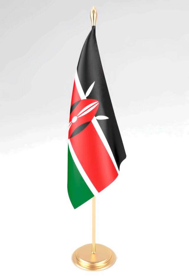 office flag kenya 3D Model .c4d .max .obj .3ds .fbx .stl .blend