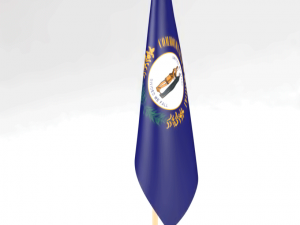 office flag kentucky 3D Model