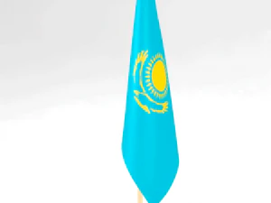 office flag kazakhstan 3D Model