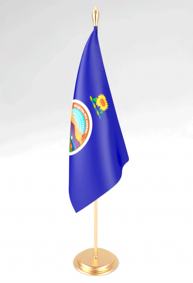 office flag kansas Modèle 3D .c4d .max .obj .3ds .fbx .stl .blend 