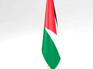 office flag jordan 3D मॉडल