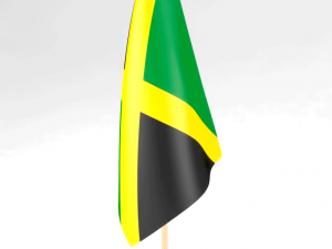 office flag jamaica Modèle 3D
