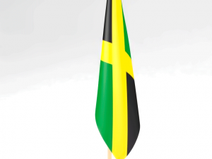 office flag jamaica 3D 模型