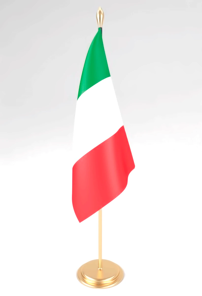 office flag italy 3D Model .c4d .max .obj .3ds .fbx .stl .blend