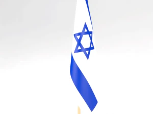 office flag israel 3D Model