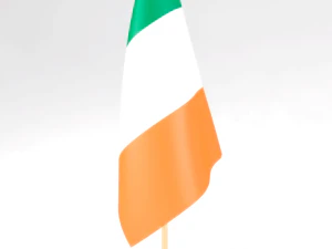 bendera kantor irlandia Model 3D