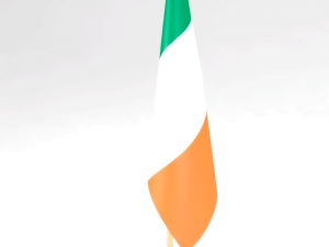 office flag ireland 3D Model