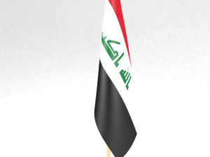 office flag iraq 3D Model