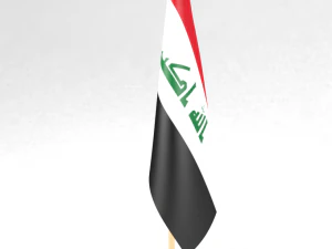 office flag iraq 3D Model