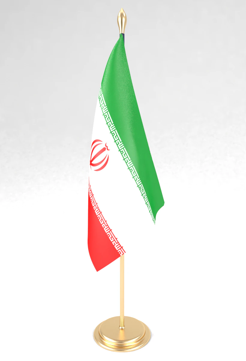 office flag iran 3D Model .c4d .max .obj .3ds .fbx .stl .blend 
