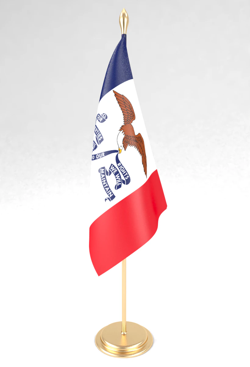 office flag iowa 3D Model .c4d .max .obj .3ds .fbx .stl .blend 