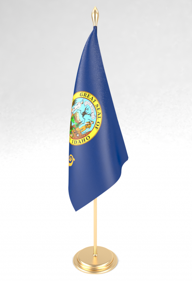 office flag idaho Modello 3D .c4d .max .obj .3ds .fbx .stl .blend 