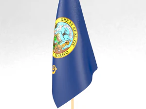 ofis bayrağı idaho 3D Model