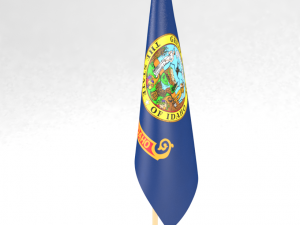 office flag idaho Modello 3D