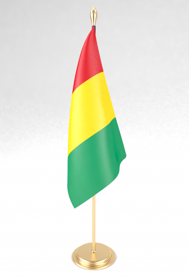 office flag guinea Modello 3D .c4d .max .obj .3ds .fbx .stl .blend