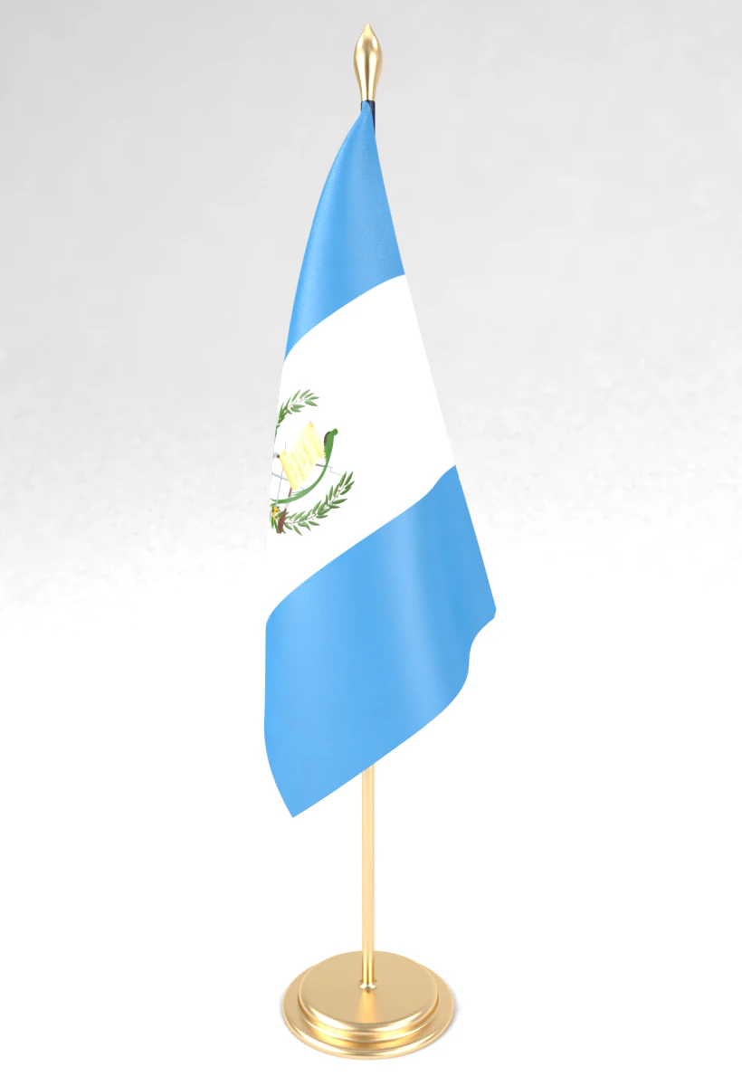 office flag guatemala 3D Model .c4d .max .obj .3ds .fbx .stl .blend