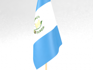 office flag guatemala 3D Model
