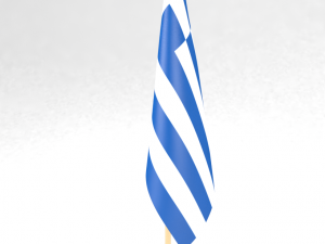 office flag greece Modelo 3D
