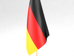 office flag germany 3D Model
