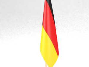 office flag germany 3D Model