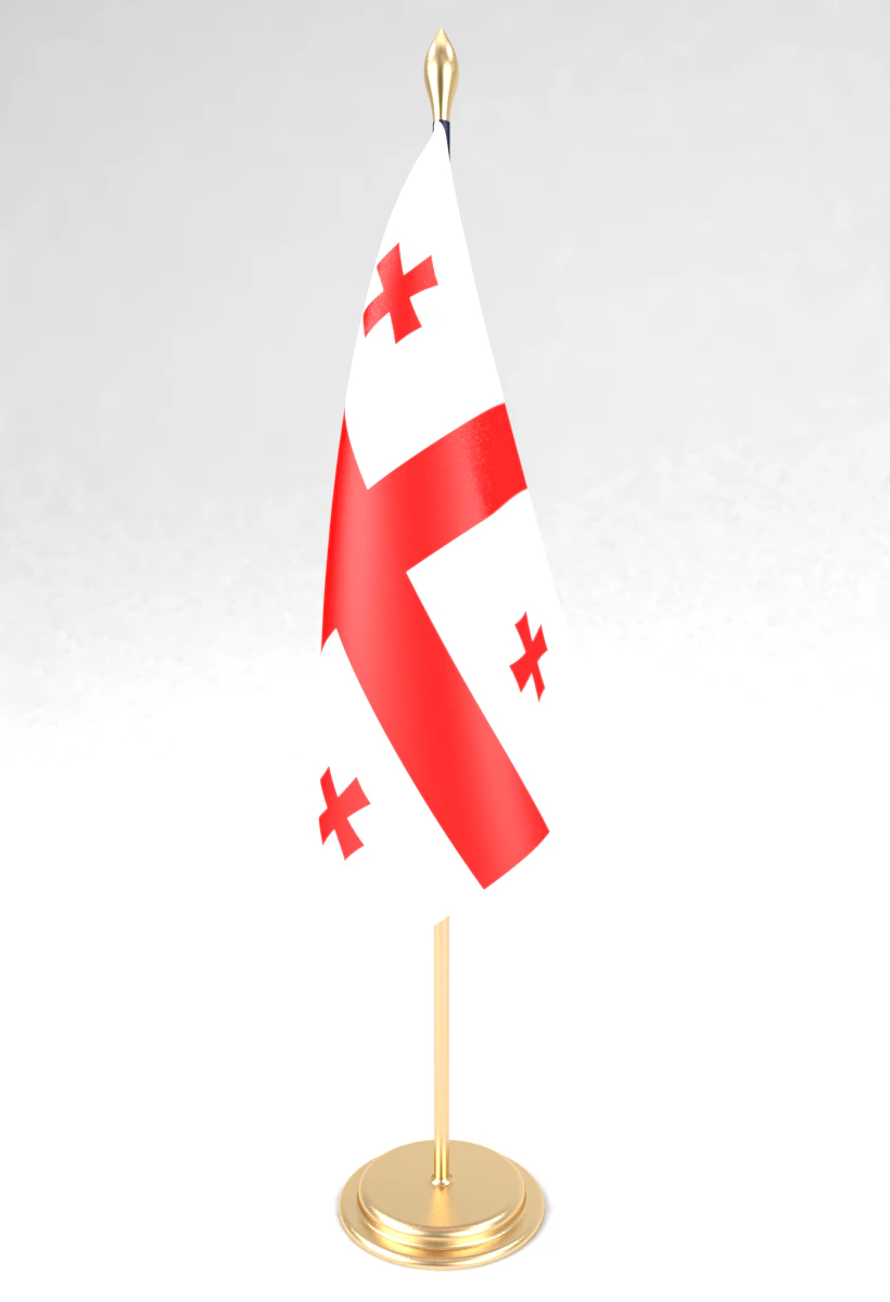 office flag georgia 3D Model .c4d .max .obj .3ds .fbx .stl .blend