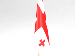 office flag georgia 3D Model
