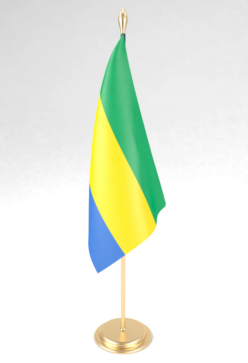office flag gabon 3D Model .c4d .max .obj .3ds .fbx .stl .blend