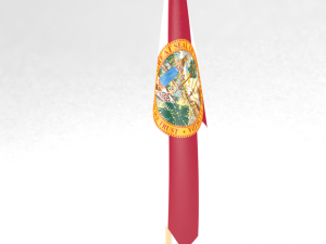 office flag florida 3D 모델