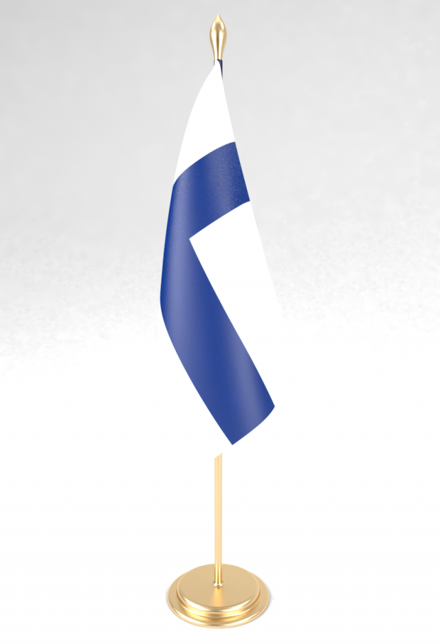 office flag finland 3D Modell .c4d .max .obj .3ds .fbx .stl .blend 