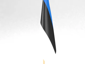 office flag estonia 3D Model