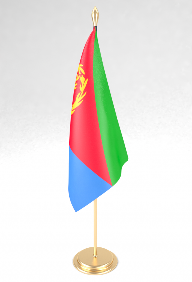 office flag eritrea Model 3D .c4d .max .obj .3ds .fbx .stl .blend 