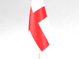 办公室旗帜英格兰 3D 模型