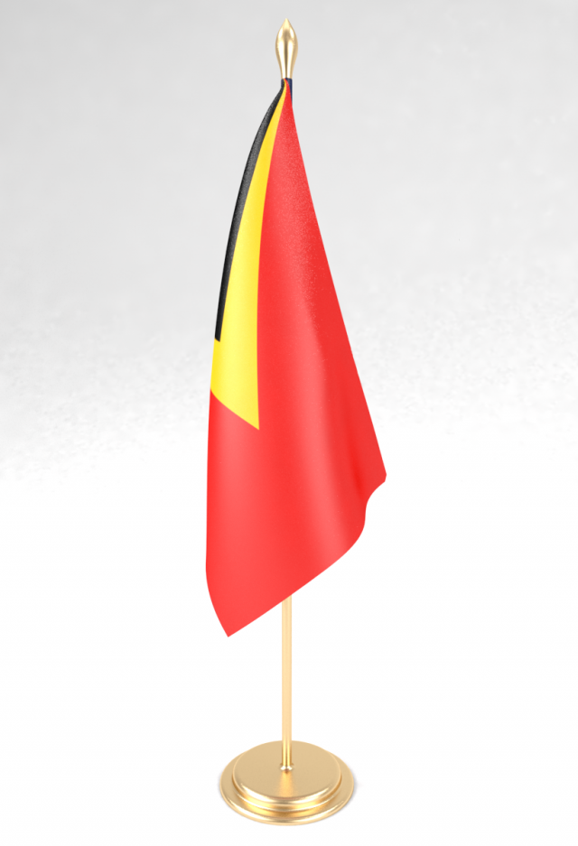 office flag east timor Model 3D .c4d .max .obj .3ds .fbx .stl .blend 