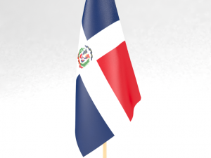 office flag dominican republic 3D Модель