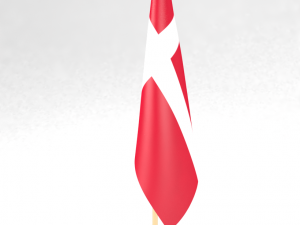 office flag denmark Modello 3D
