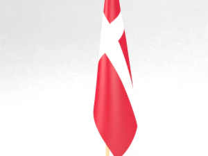 office flag denmark 3D Model