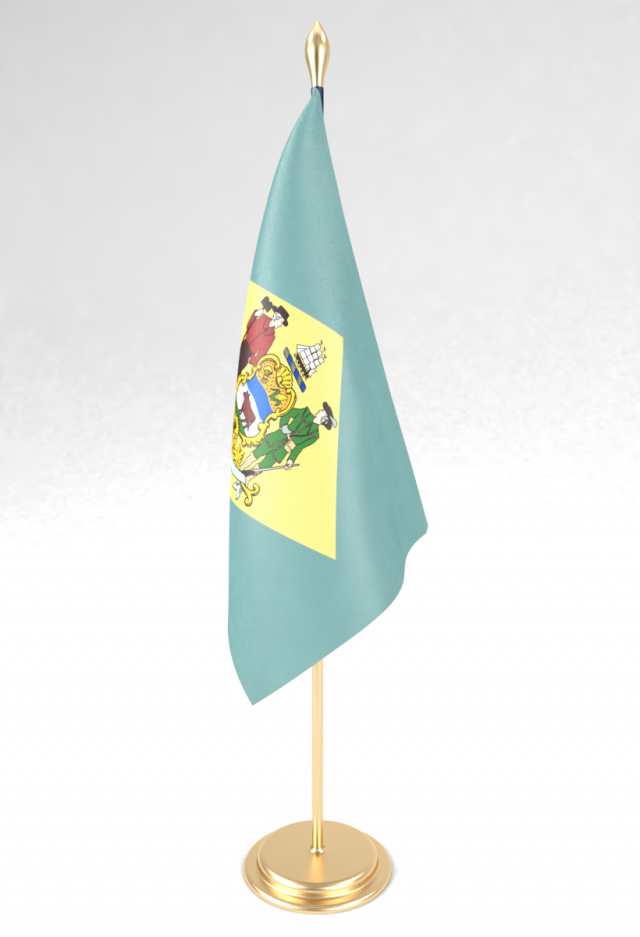 office flag delaware 3Dモデル .c4d .max .obj .3ds .fbx .stl .blend 
