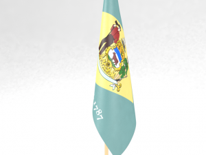 office flag delaware 3Dモデル