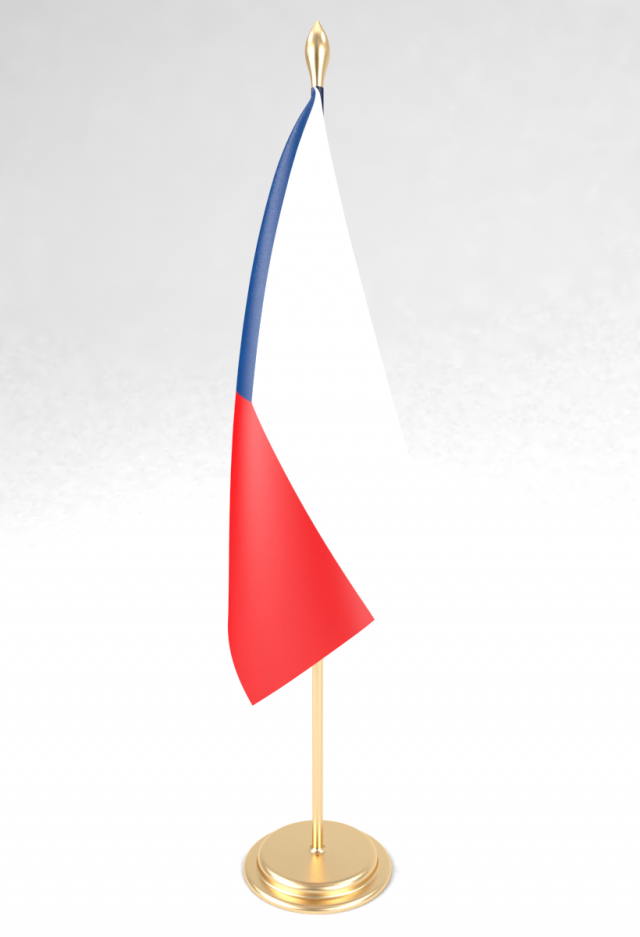 office flag czech republic 3D 模型 .c4d .max .obj .3ds .fbx .stl .blend 