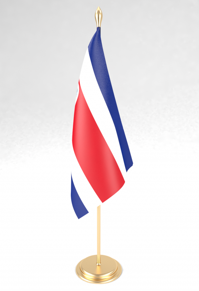 office flag costa rica Modello 3D .c4d .max .obj .3ds .fbx .stl .blend 