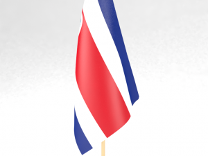 office flag costa rica Modèle 3D