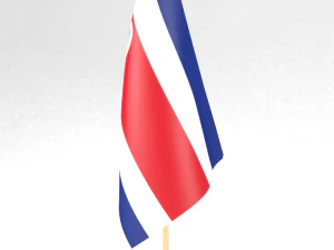 bandiera dell'ufficio costa rica Modello 3D