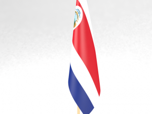 office flag costa rica Modello 3D