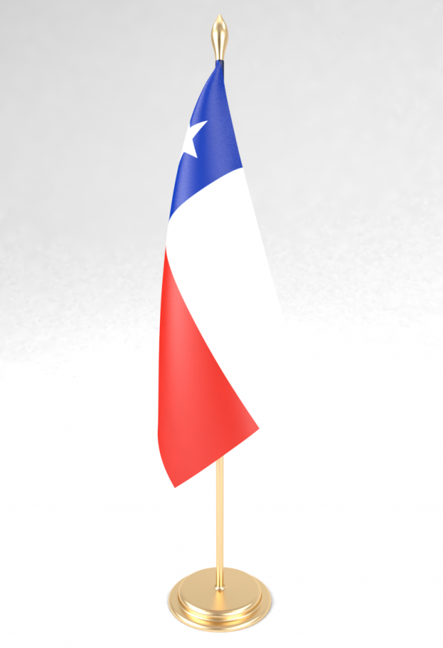 office flag chile Modèle 3D .c4d .max .obj .3ds .fbx .stl .blend 