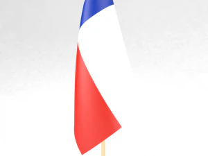 bandiera dell'ufficio cile Modello 3D