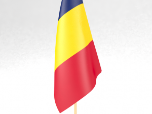 office flag chad 3Dモデル