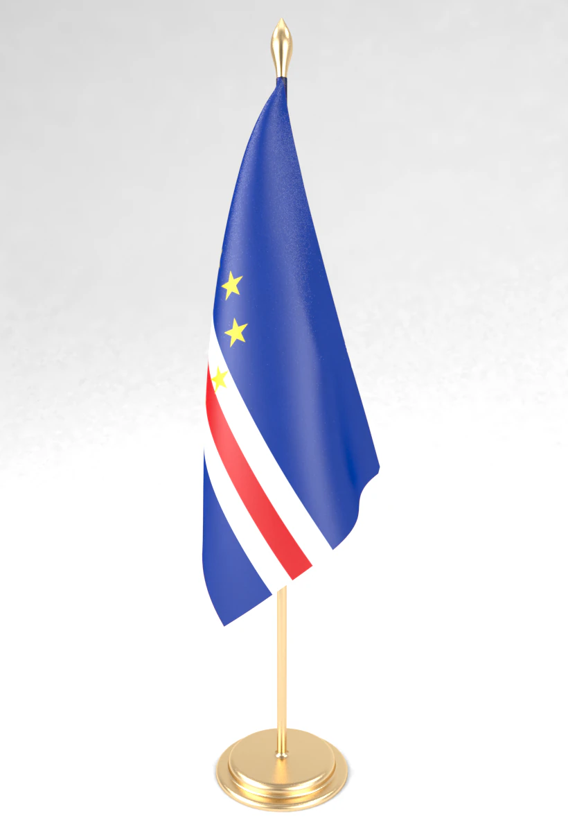office flag cape verde 3D Model .c4d .max .obj .3ds .fbx .stl .blend 