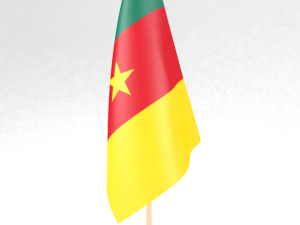 office flag cameroon Modelo 3D