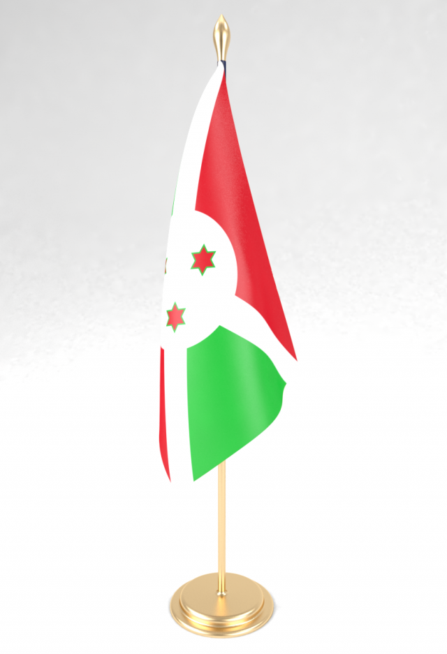 office flag burundi 3D 模型 .c4d .max .obj .3ds .fbx .stl .blend 