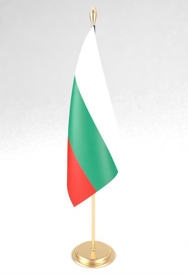 office flag bulgaria 3D Модель .c4d .max .obj .3ds .fbx .stl .blend 